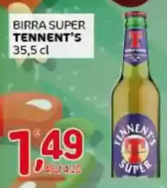 Crai Birra super TENNENT'S offerta