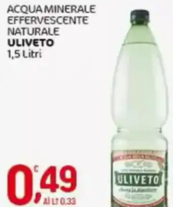 Crai Acqua minerale effervescente naturale ULIVETO offerta