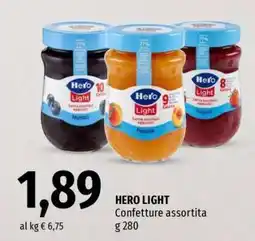 Famila HERO LIGHT offerta