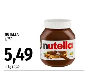 Famila Nutella offerta
