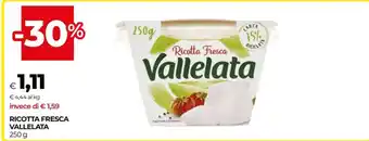 Coop Ricotta Fresca Vallelata offerta
