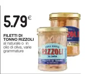 Coop Filetti di Tonno Rizzoli offerta
