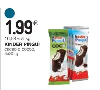 Coop Kinder Pinguí offerta