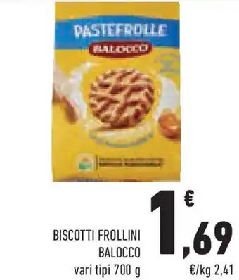 Conad Superstore Biscotti frollini BALOCCO offerta