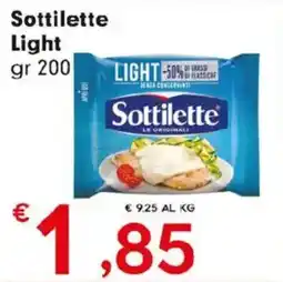 Despar Sottilette Light offerta