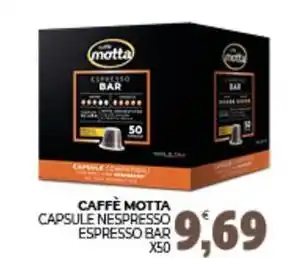 Eté Caffè motta capsule nespresso espresso bar offerta