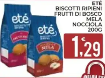 Eté Eté biscotti ripieni frutti di bosco mela nocciola offerta