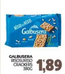 Eté Galbusera risosuriso crackers offerta