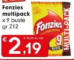 Despar Fonzies multipack offerta