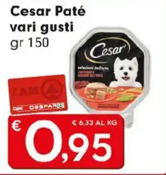 Despar Cesar Paté vari gusti offerta