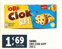Deco Supermercati Saiwa oro ciok soft offerta