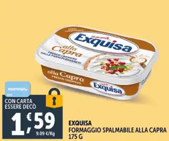 Deco Supermercati Exquisa formaggio spalmabile alla capra offerta