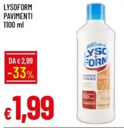 Galassia Lysoform pavimenti offerta