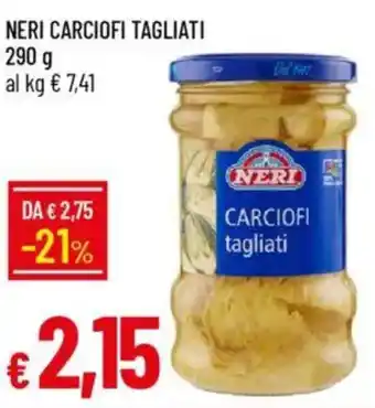 Galassia Neri carciofi tagliati offerta