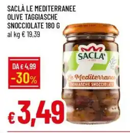 Galassia Saclà le mediterranee olive taggiasche snocciolate offerta