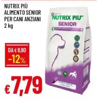 Galassia Nutrix più alimento senior per cani anziani offerta