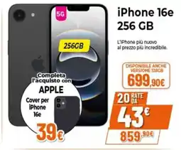 Expert iPhone 16e 256 GB offerta