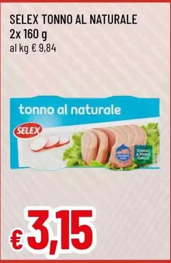 Famila SELEX tonno al naturale offerta