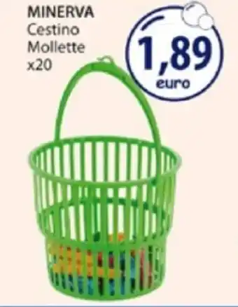 Acqua & Sapone MINERVA Cestino Mollette offerta