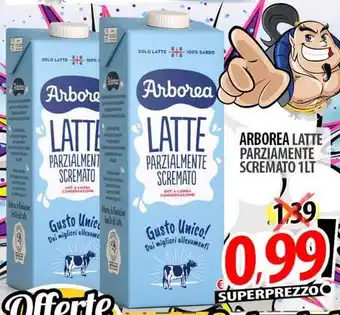 Il Genio Supermercato Arborea latte parzialmente scremato offerta