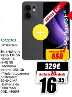 MediaWorld Smartphone Reno 13F 5G offerta