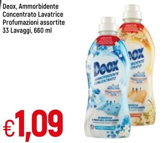 Famila Deox, Ammorbidente Concentrato Lavatrice Profumazioni Assortite 33 Lavaggi, 660 ml offerta