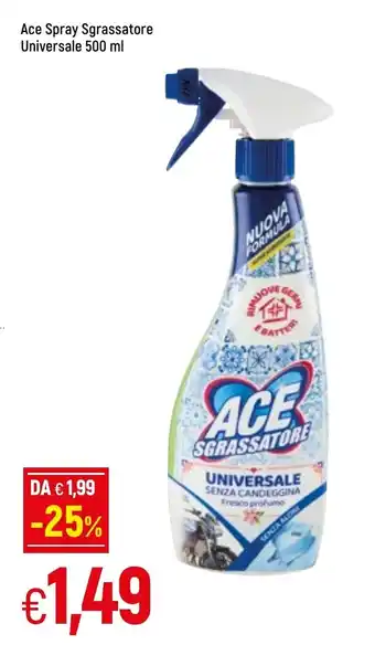 Famila Ace Spray Sgrassatore Universale 500 ml offerta