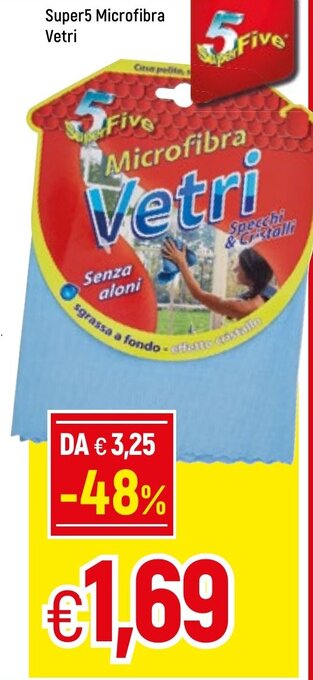 Famila Super5 Microfibra Vetri offerta