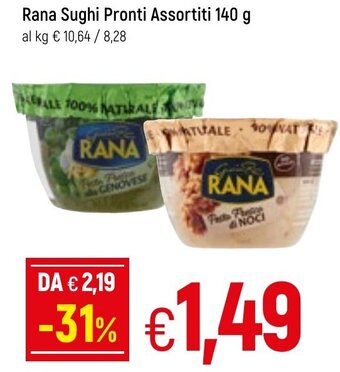 Famila Rana Sughi Pronti Assortiti 140 g offerta
