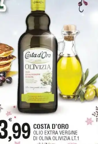 Costa D'Oro Olio Extra Vergine Di Oliva Olivizia 1 lt