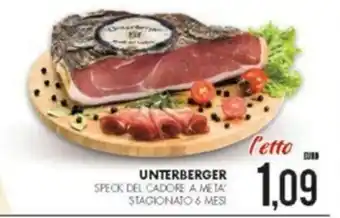 Unterberger Speck Del Cadore A Meta Stagionato 6 Mesi