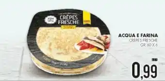 Al Discount Acqua E Farina Crepes Fresche 60x6 gr offerta
