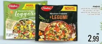 Findus Minestrone Tradizione IGP Leggero 700 gr / Minestrone Tradizione + Legumi 600 gr