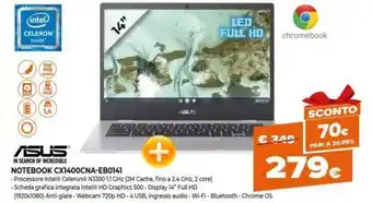 Expert Asus Notebook CX1400CNA-EB0141 offerta
