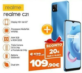 Expert realme C21 offerta
