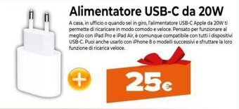 Expert Alimentatore USB-C da 20W offerta