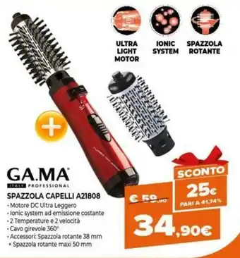 Expert GA.MA Spazzola Capelli A21808 offerta