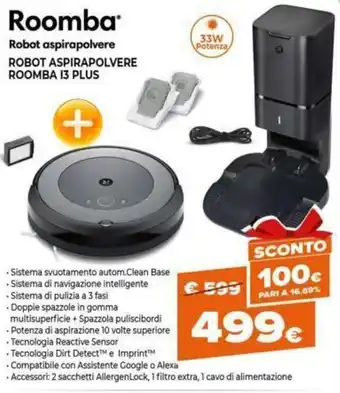 Expert Roomba Robot aspirapolvere Roomba I3 Plus offerta