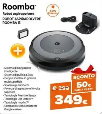 Expert Roomba Robot aspirapolvere Roomba I3 offerta