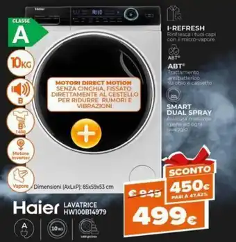 Expert Haier Lavatrice HW100B14979 offerta