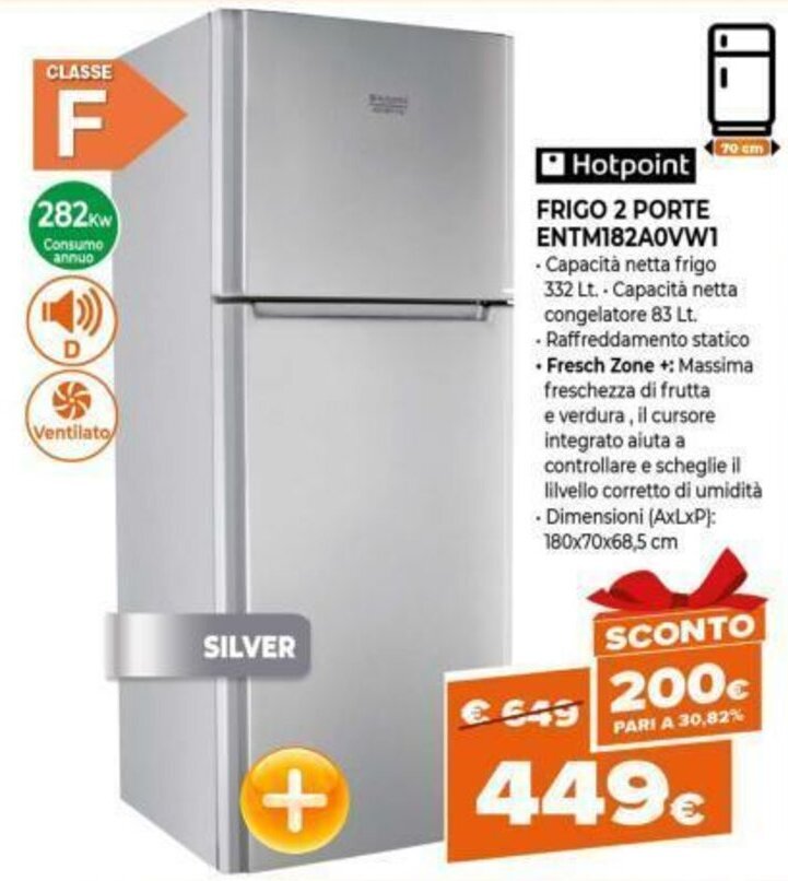 Hotpoint Frigo 2 Porte ENTM182A0VW1 offerta di Expert