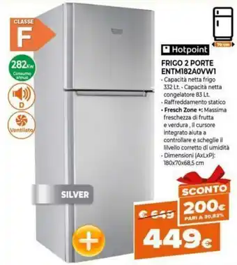 Expert Hotpoint Frigo 2 Porte ENTM182A0VW1 offerta