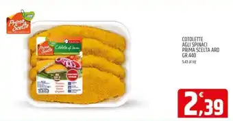 Ard Discount Cotolette agli spinaci PRIMA SCELTA ARD offerta