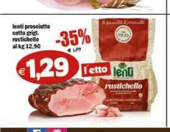Il Castoro Supermercati Prosciutto cotto offerta