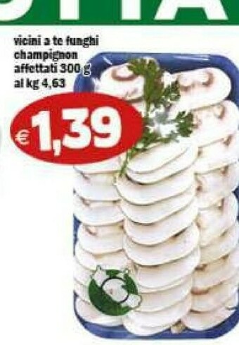 Il Castoro Supermercati Funghi champignon offerta