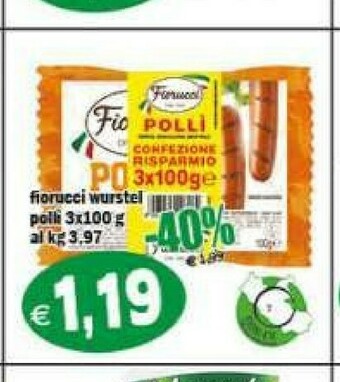 Il Castoro Supermercati Wurstel di pollo offerta