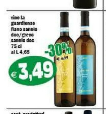 Il Castoro Supermercati Vino bianco offerta