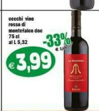 Il Castoro Supermercati Vino rosso offerta
