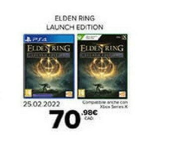 Gamestop Ps4 elden ring launch edition offerta