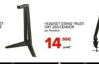 Gamestop Gxt 260 cendor porta cuffie offerta